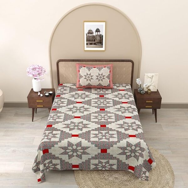 Check Grey Bedsheet