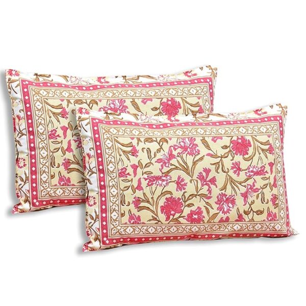Floral Pink Bedsheet - Image 6