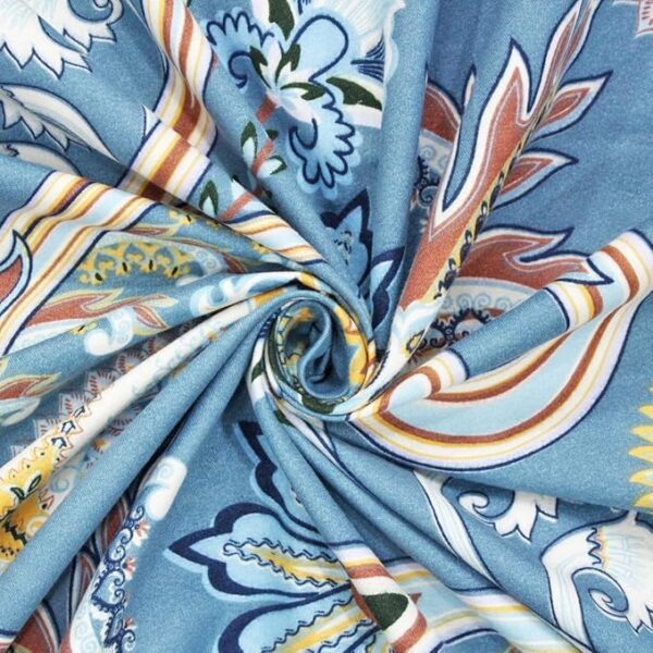 Blue Peacock Bedsheet - Image 2