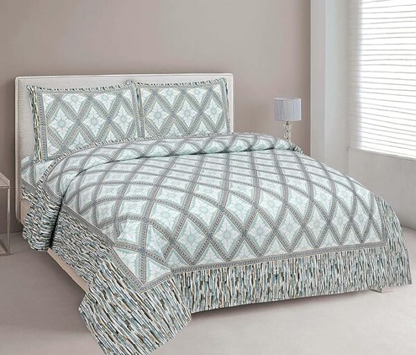 Check Green Bedsheet - Image 2