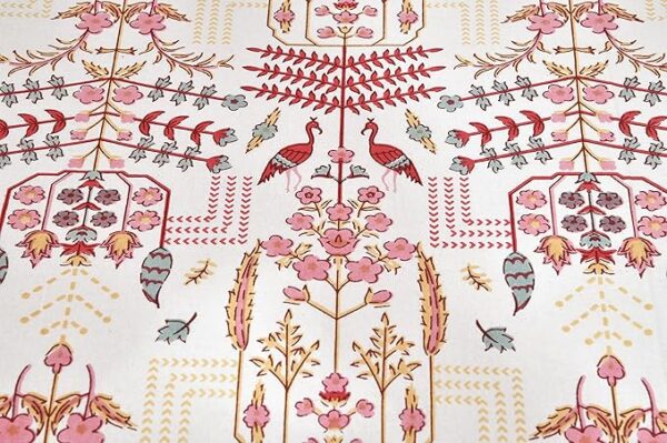 Peach Bird Bedsheet - Image 2