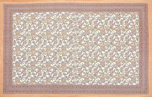 Peach Floral Bedsheet - Image 2