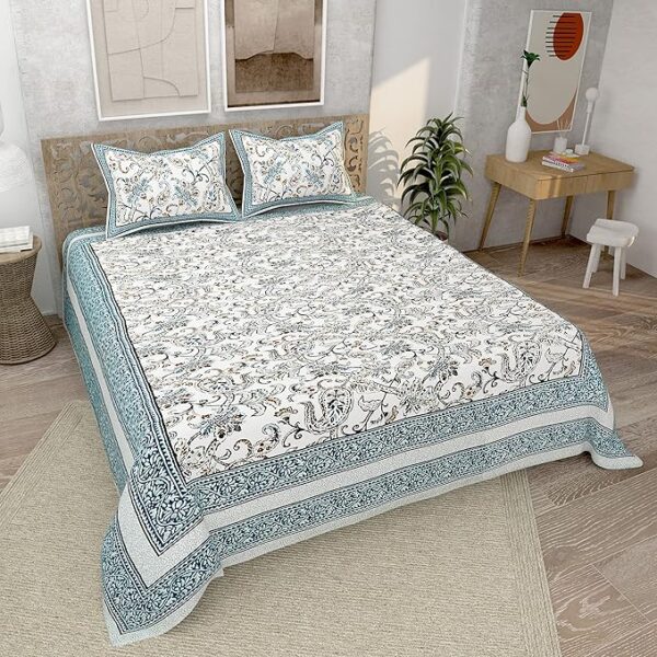 Green Paizali Bedsheet