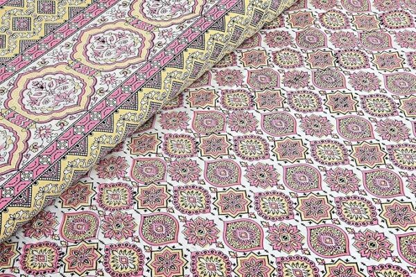 Pink Ethnic Bedsheet - Image 3