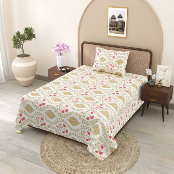 Oval Floral Bedsheet - Image 3