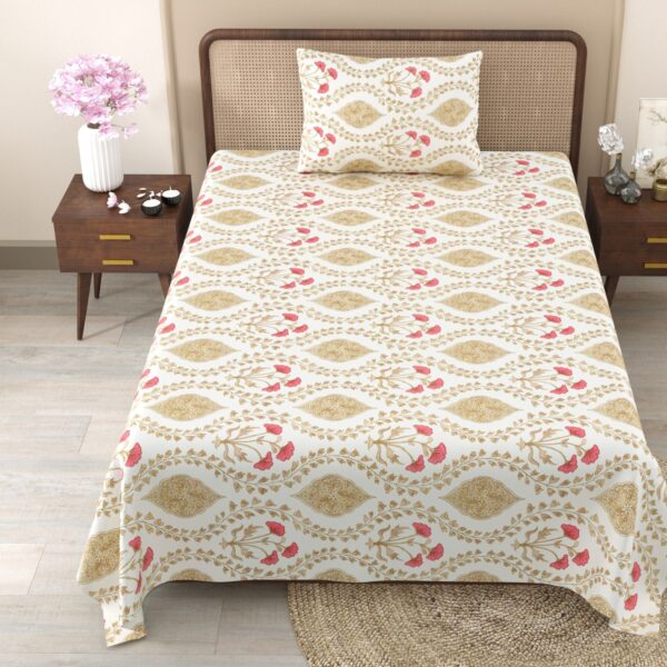 Oval Floral Bedsheet - Image 2