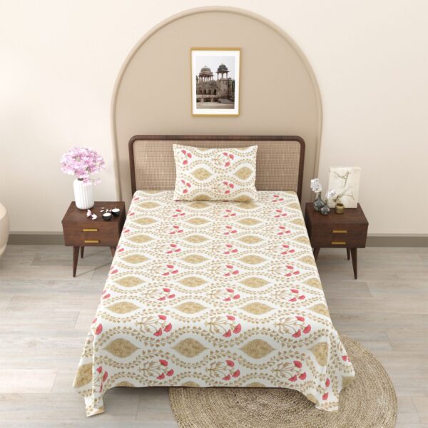Oval Floral Bedsheet