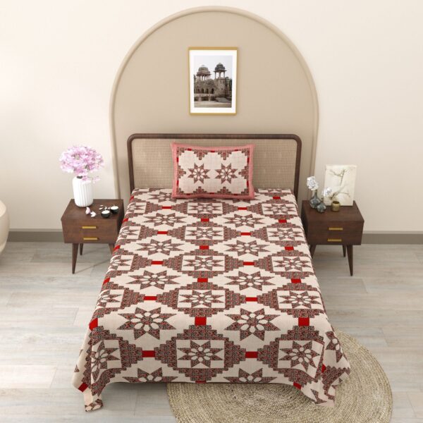 Check Brown Bedsheet