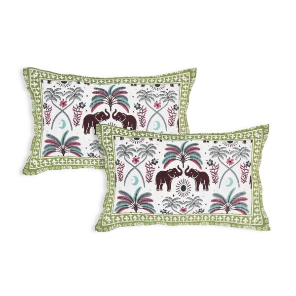 Elephant Green Bedsheet - Image 3