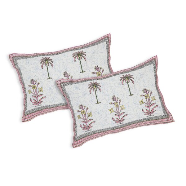 Pink Tree Motif Bedsheet - Image 2