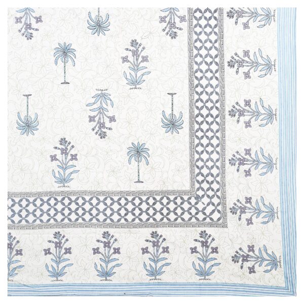 Blue Tree Motif Bedsheets - Image 3