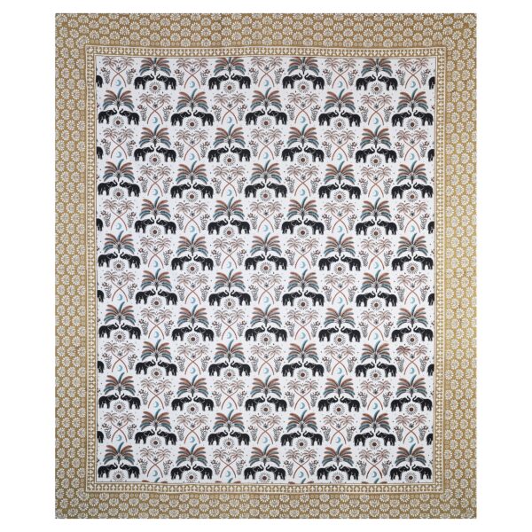 Elephant Yellow Bedsheet - Image 4