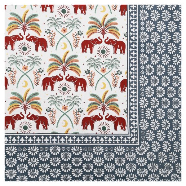 Elephant Blue Bedsheet - Image 3