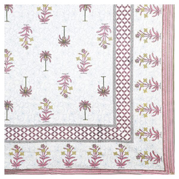 Pink Tree Motif Bedsheet - Image 3